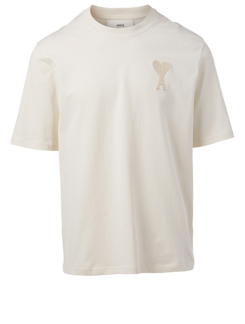 AMI PARIS Organic Cotton Tonal Heart T-Shirt | Holt Renfrew Canada