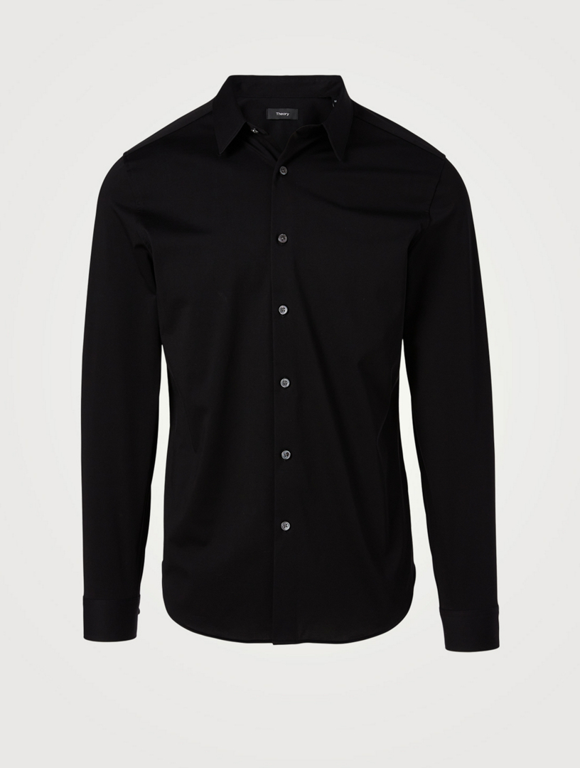 THEORY Sylvain Structure Knit Shirt | Holt Renfrew Canada