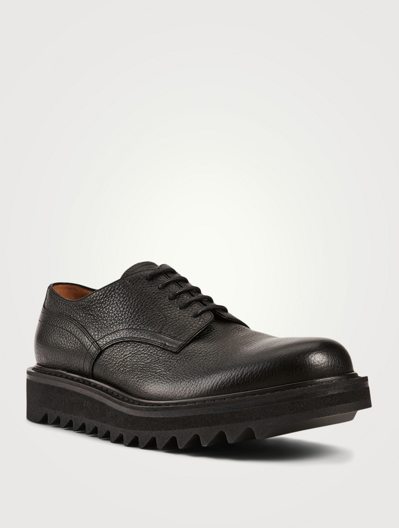 DRIES VAN NOTEN Leather Platform Derby Shoes | Holt Renfrew Canada