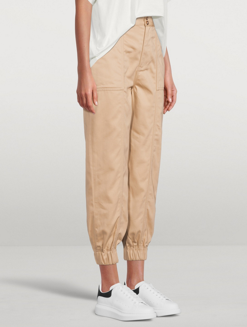 high waisted jogger dress pants