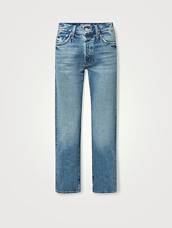 MOTHER Hiker Hover High-Waisted Jeans Women's Blue