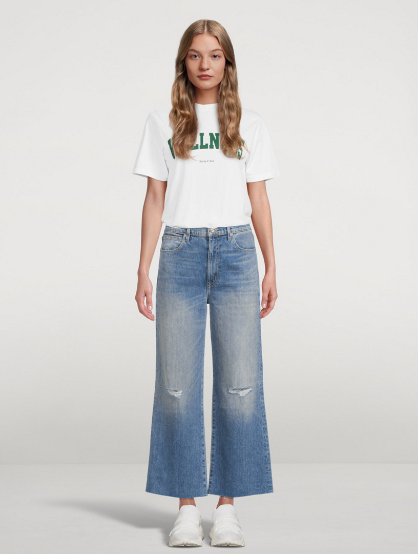 high waisted crop jeans womens