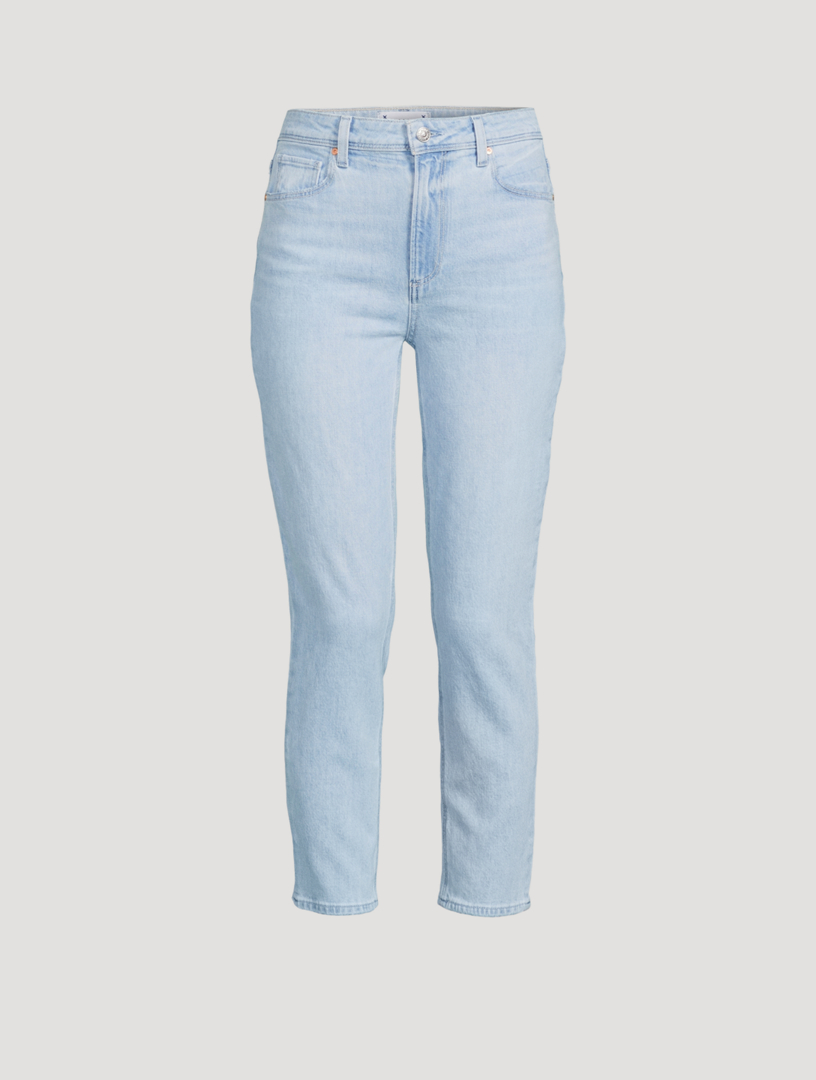 PAIGE Sarah Slim Crop Jeans Women's Blue
