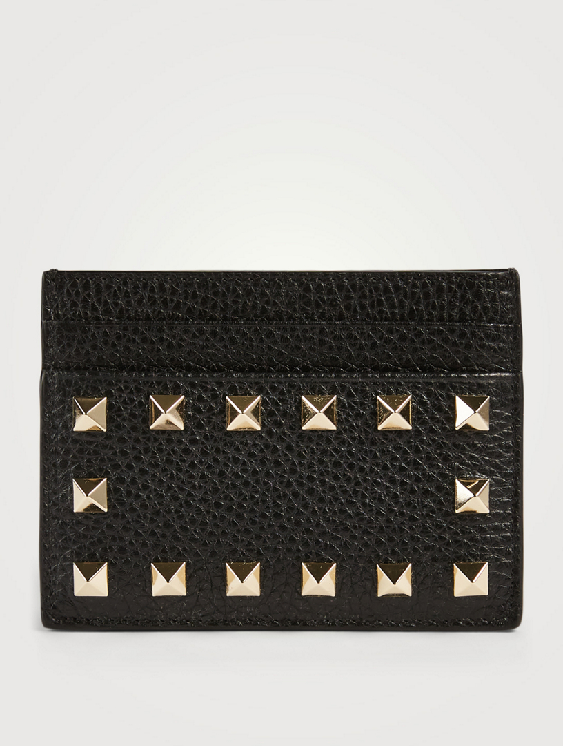 VALENTINO GARAVANI Rockstud Leather Card Holder Holt Renfrew Canada