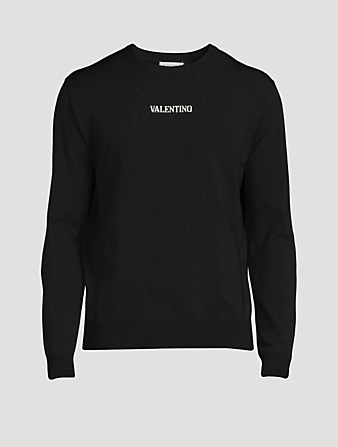 VALENTINO Logo Knit Sweater Men's Multi