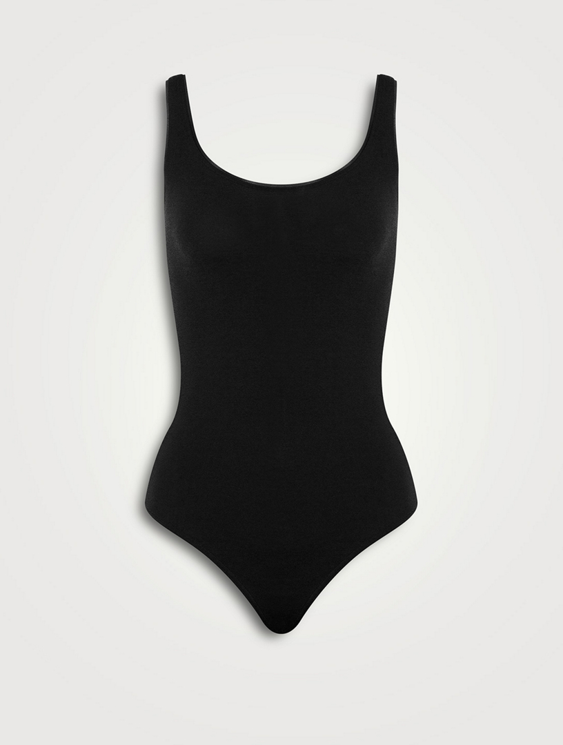 NWT Wolford ExtraAnita String Bodysuit in Black/Black