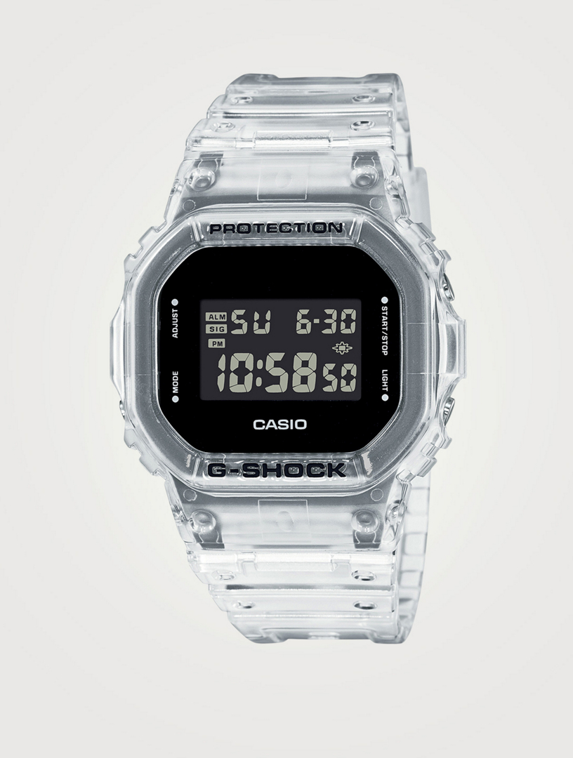 casio skeleton gold