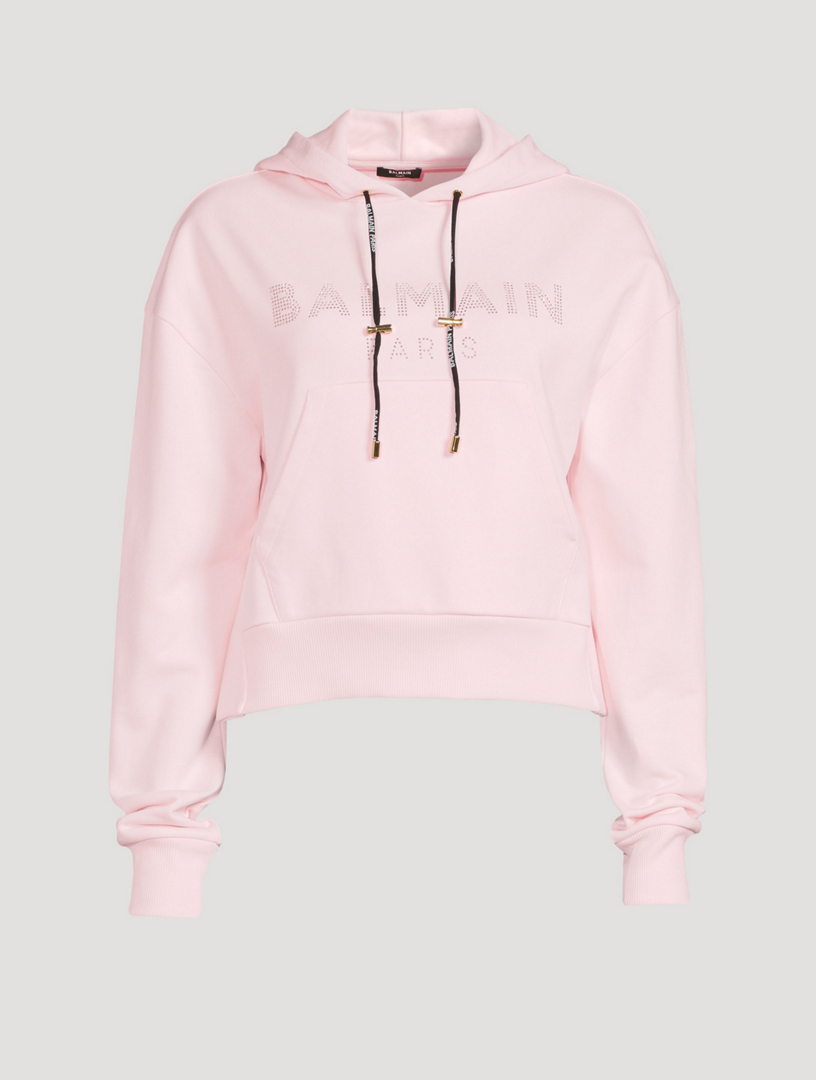 balmain hoodie women's sale