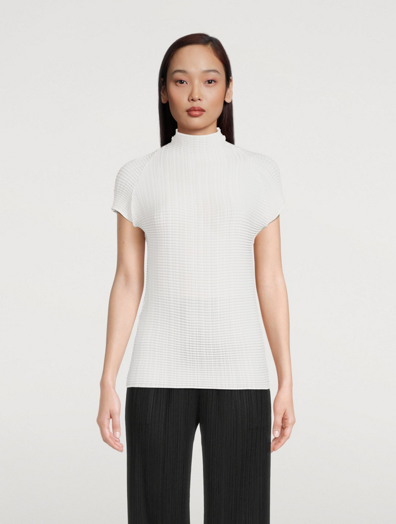 ISSEY MIYAKE Wooly Pleats Top | Holt Renfrew Canada