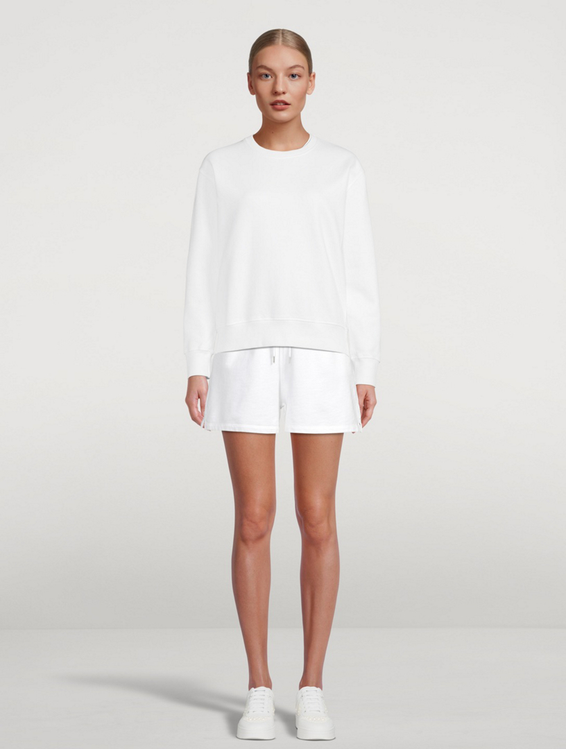 womens cotton sweatshorts