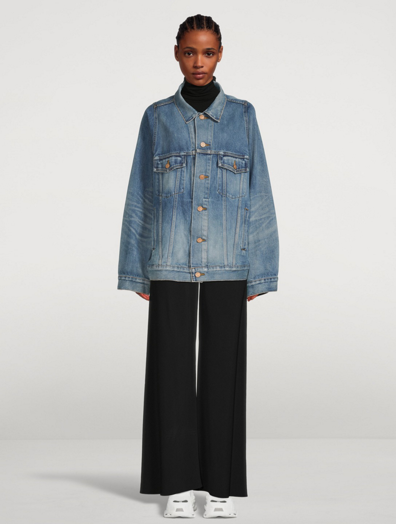 CLANE BELL SLEEVE COMPACT JEAN JACKET-