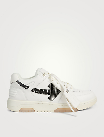 OFF-WHITE Out Of Office 'OOO' Leather Sneakers Men's White