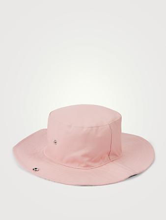GANNI Software Heavy Cotton Hat Women's Pink