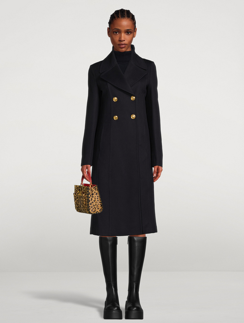 VALENTINO Virgin Wool And Cashmere Double-Breasted Coat | Holt Renfrew ...