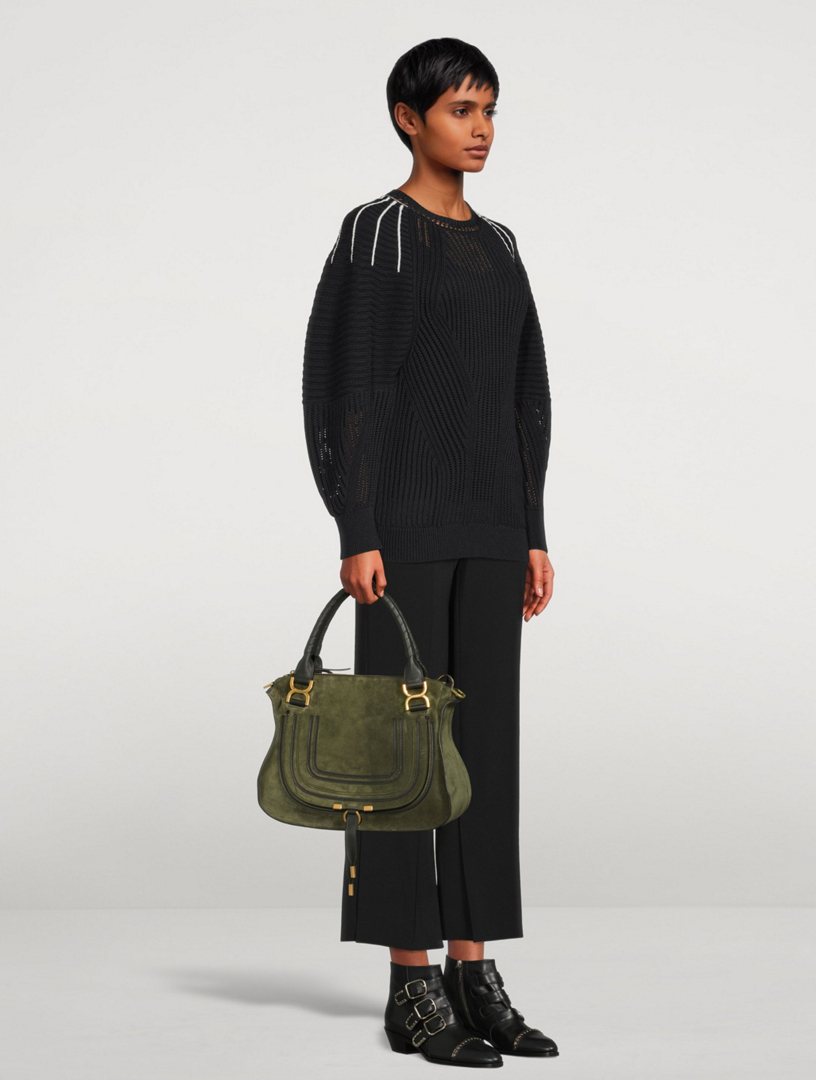 CHLOÉ Medium Marcie Suede Bag | Holt Renfrew Canada