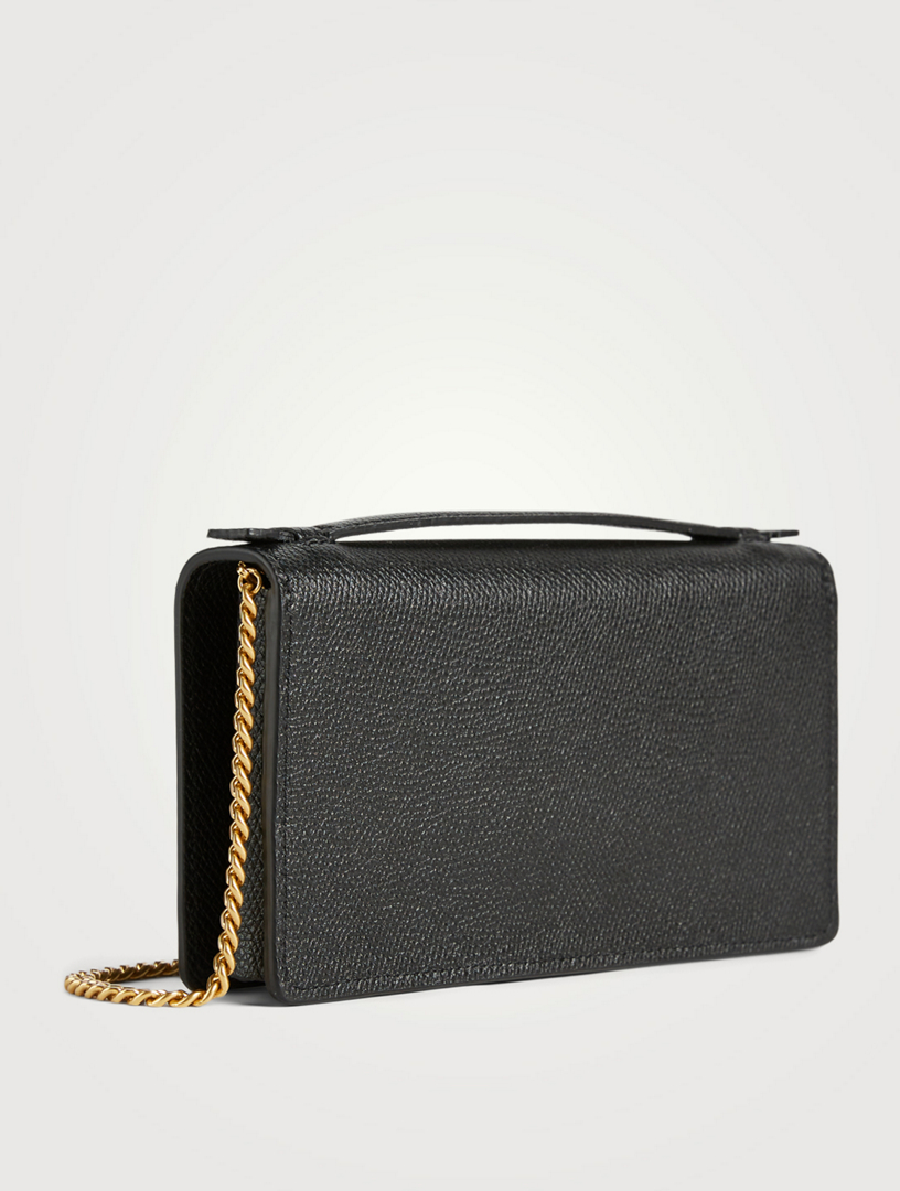 VALENTINO GARAVANI VLOGO Leather Crossbody Chain Wallet | Holt Renfrew ...