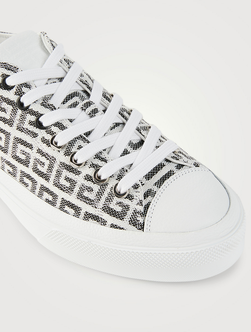 givenchy city jacquard sneakers