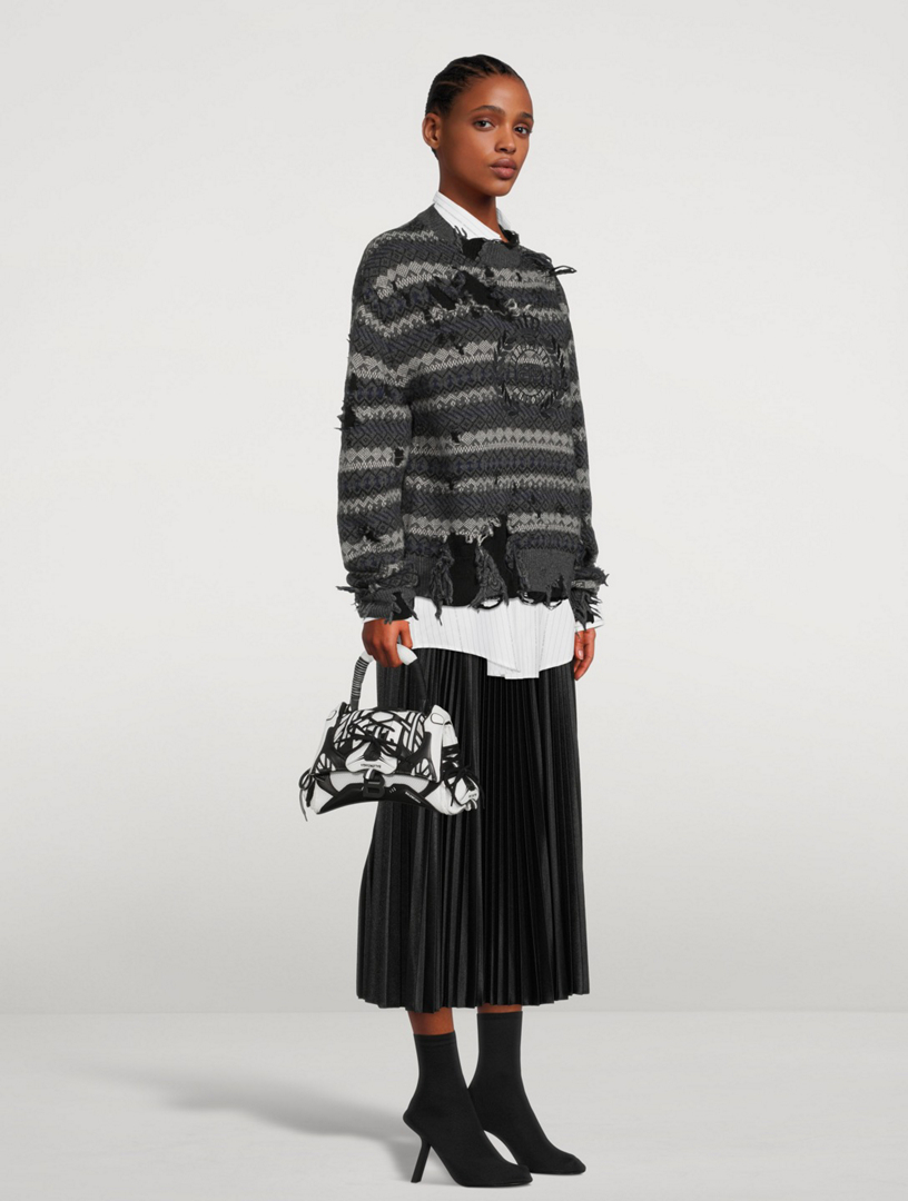 balenciaga hourglass bag outfit
