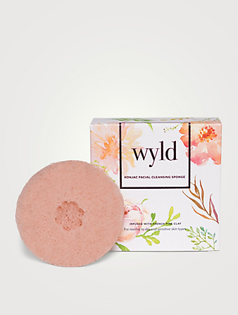 WYLD SKINCARE French Pink Clay Konjac Facial Cleansing Sponge Women's No Color