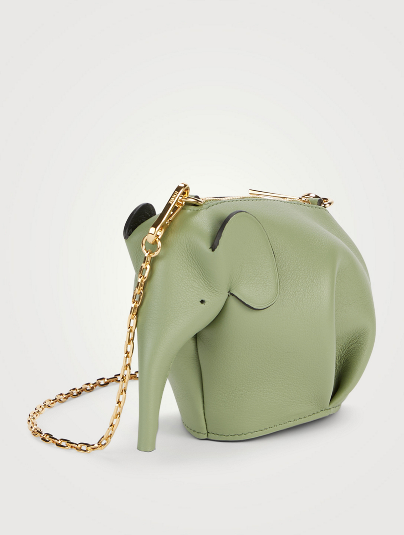 LOEWE Leather Crossbody Elephant Pouch Bag | Holt Renfrew Canada