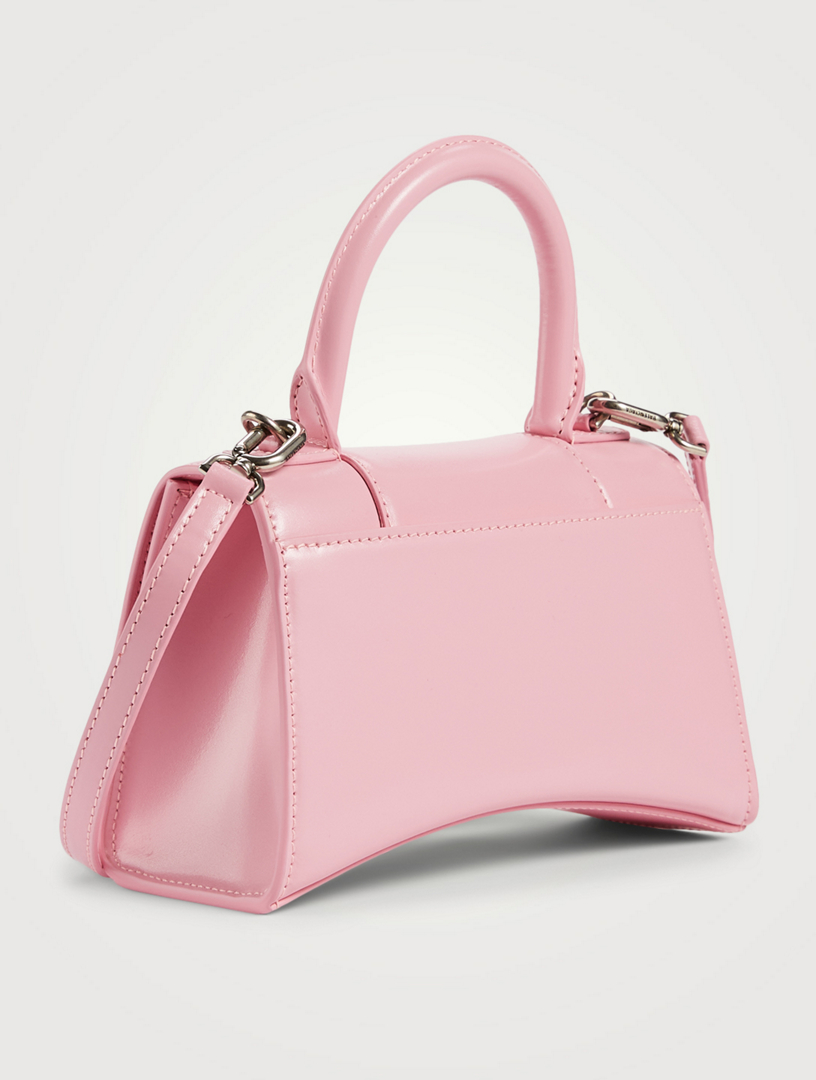 BALENCIAGA XS Hourglass Leather Top Handle Bag | Holt Renfrew Canada