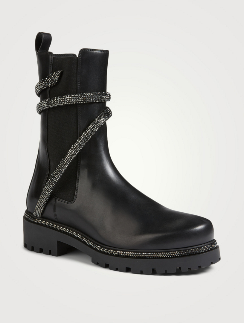rene caovilla cleo black