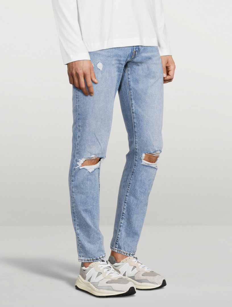LEVI'S 512 Slim Tapered Jeans With Rips | Holt Renfrew Canada
