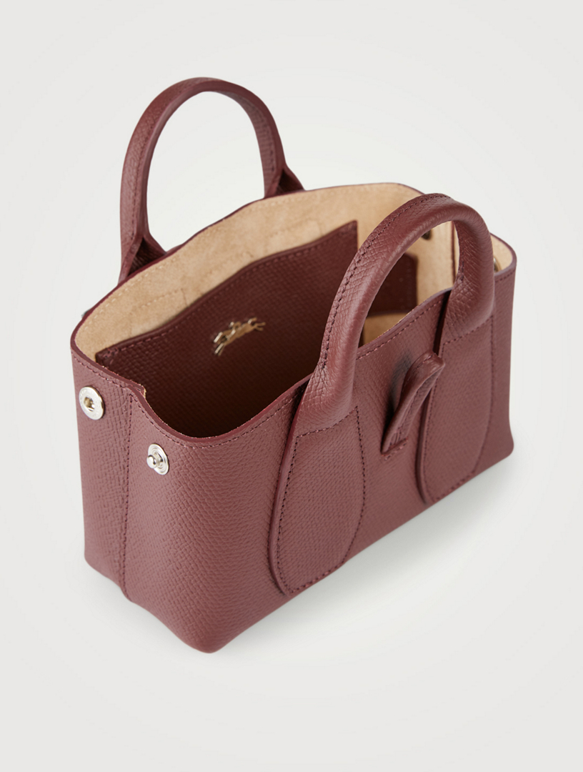 LONGCHAMP XS Roseau Leather Top Handle Bag Holt Renfrew Canada