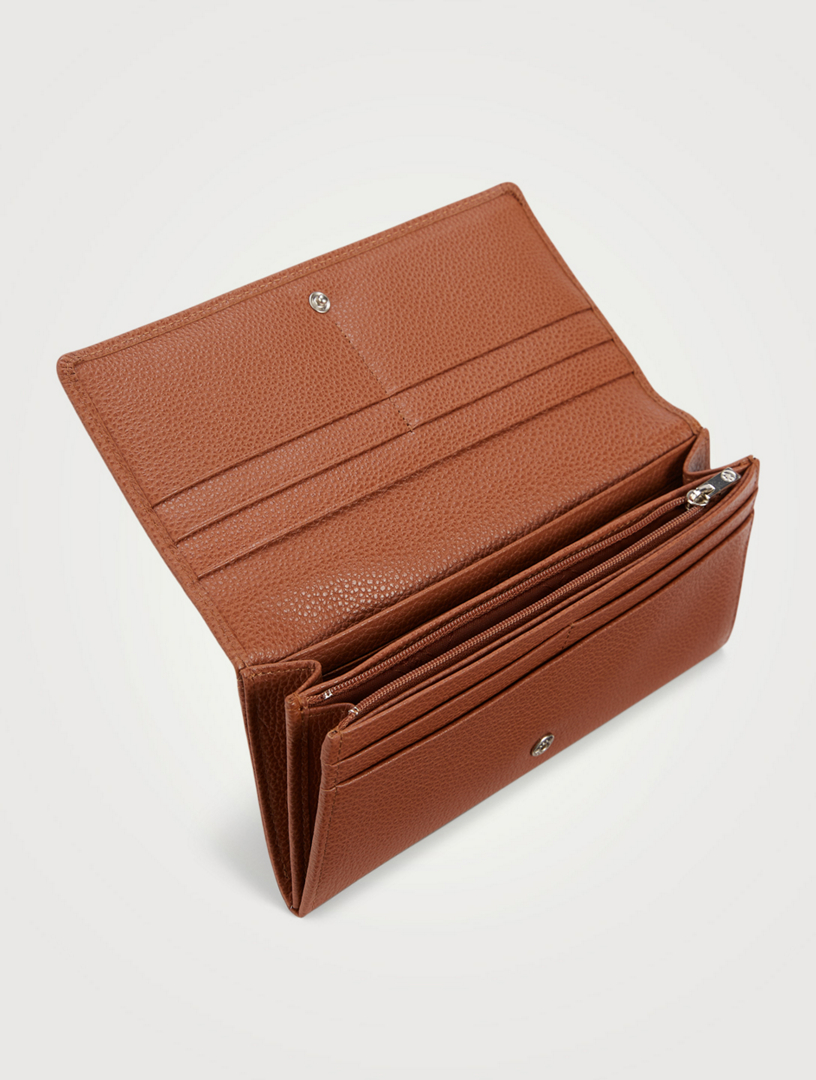 LONGCHAMP Le Foulonné Leather Long Continental Wallet Holt Renfrew Canada