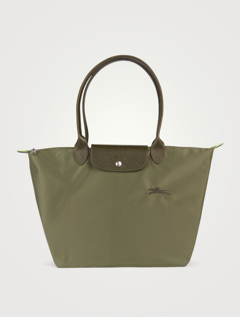 LONGCHAMP Large Le Pliage Green Shoulder Bag Holt Renfrew Canada