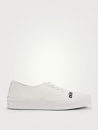 ALEXANDER WANG Sneakers Dropout en denim à logo Femmes Blanc