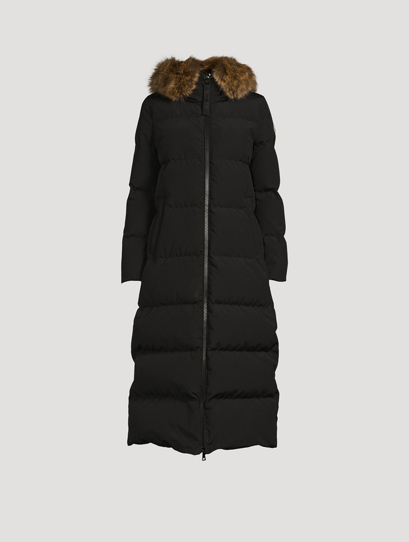 moncler guimauve long puffer coat