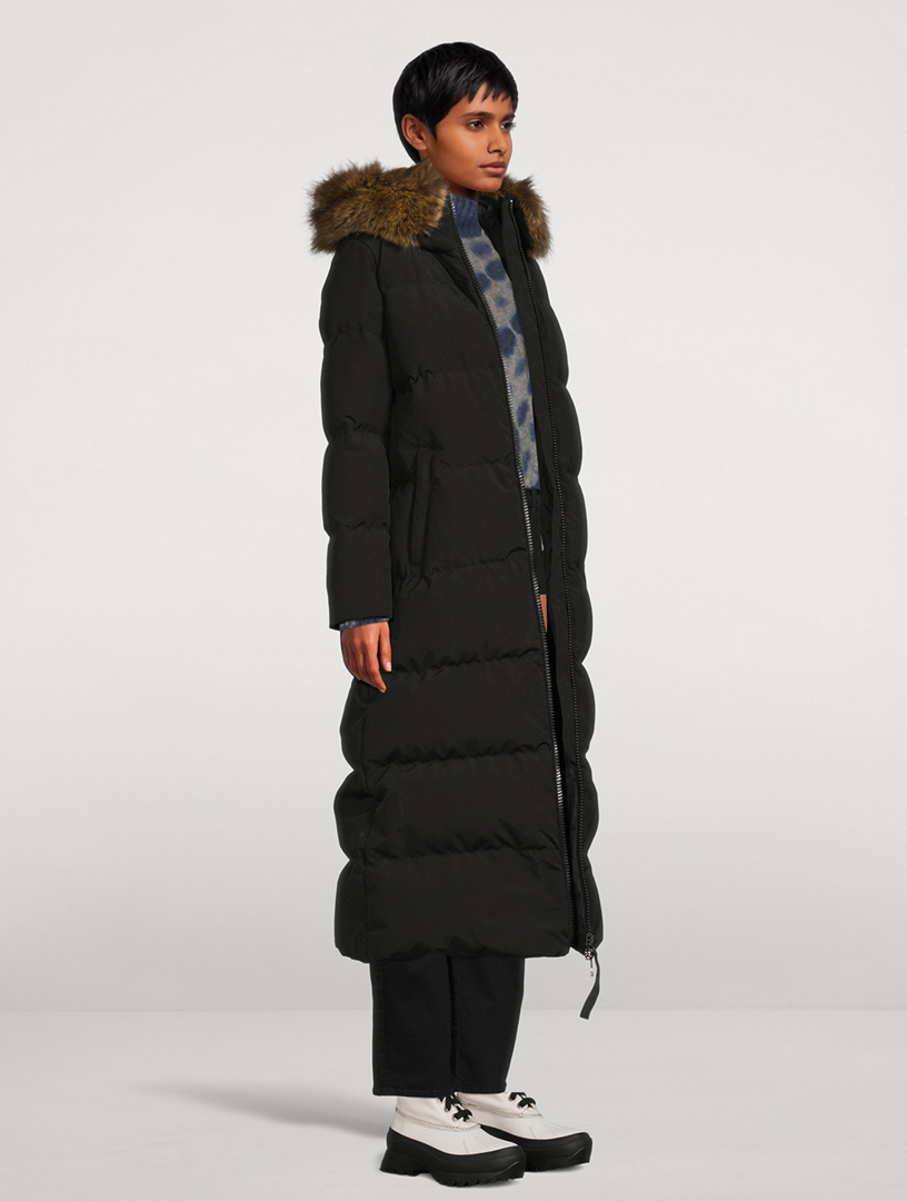 moncler guimauve long puffer coat