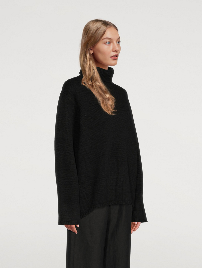 TOTÊME Wool And Cashmere Turtleneck Sweater | Holt Renfrew Canada