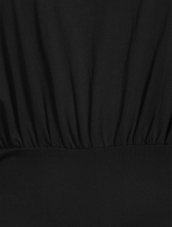 TOTÊME Long T-Shirt Dress  Black