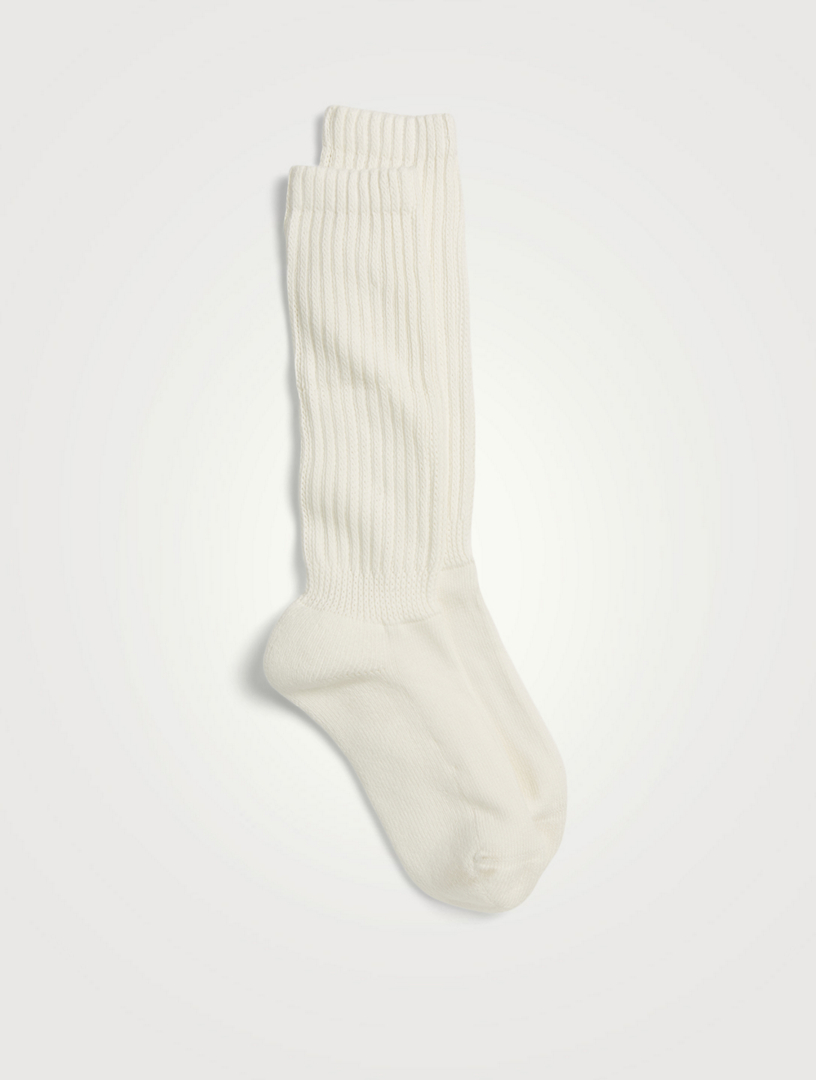 KOTN Terry Cotton Ribbed Knit Socks | Holt Renfrew Canada