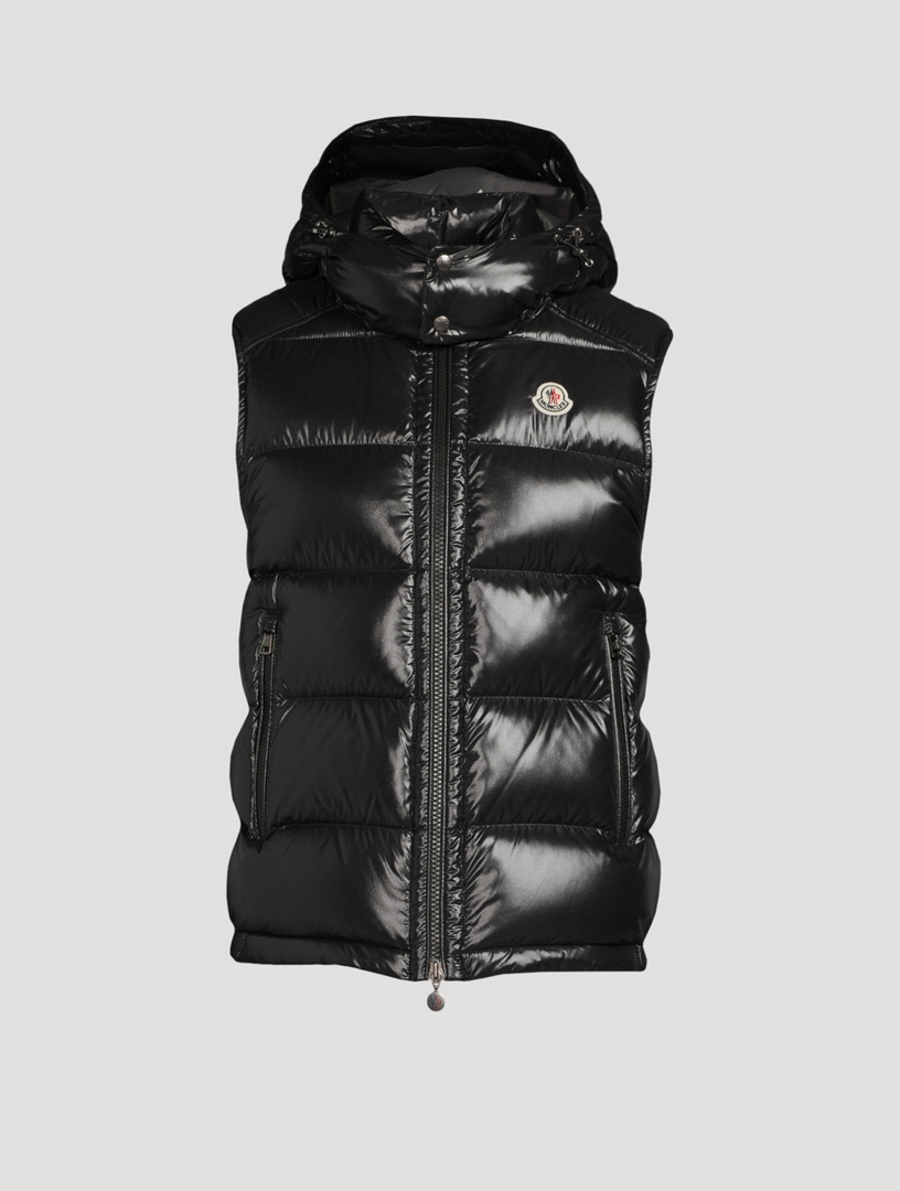 moncler hooded vest