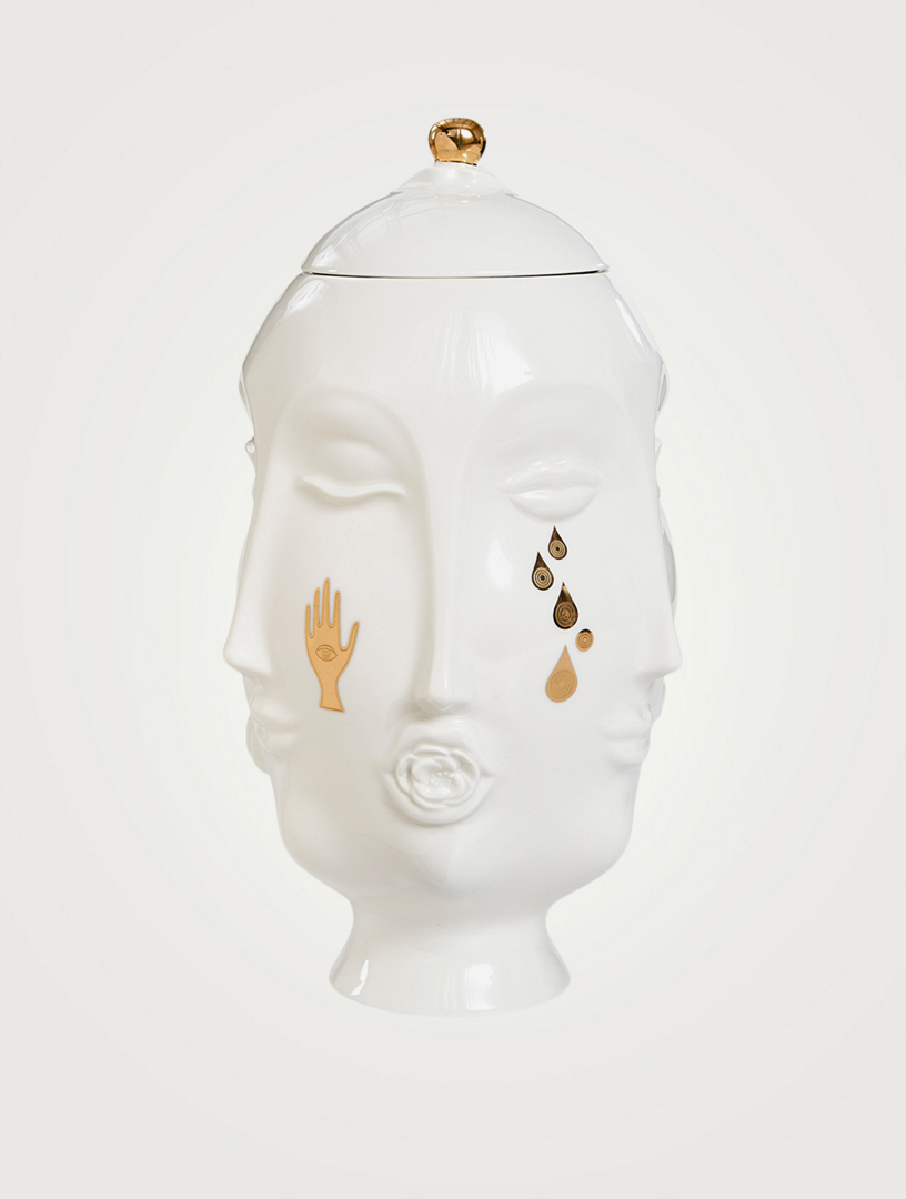 JONATHAN ADLER Gilded Muse Frida Porcelain Urn | Holt Renfrew Canada