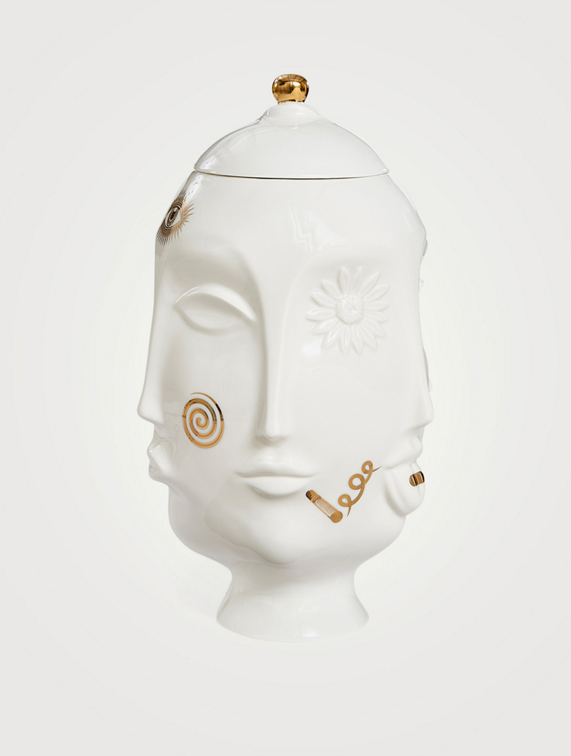 JONATHAN ADLER Gilded Muse Frida Porcelain Urn Holt Renfrew Canada