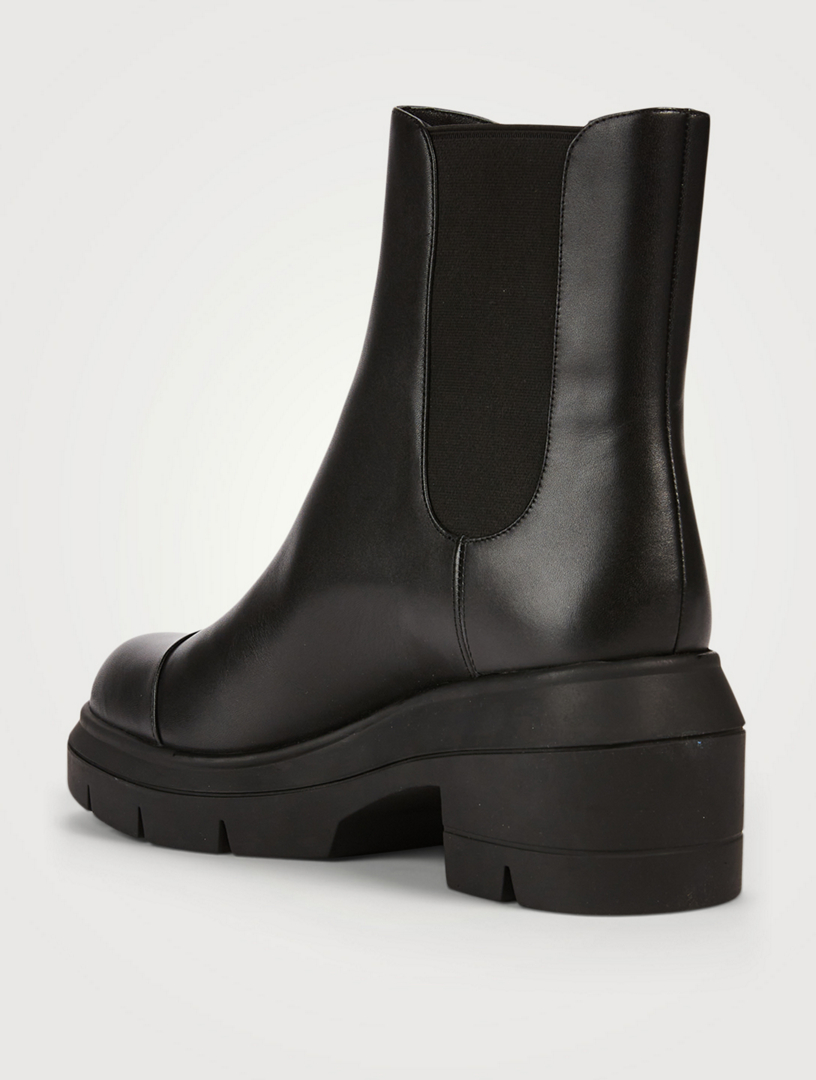 STUART WEITZMAN Norah Leather Heeled Chelsea Boots | Holt Renfrew Canada