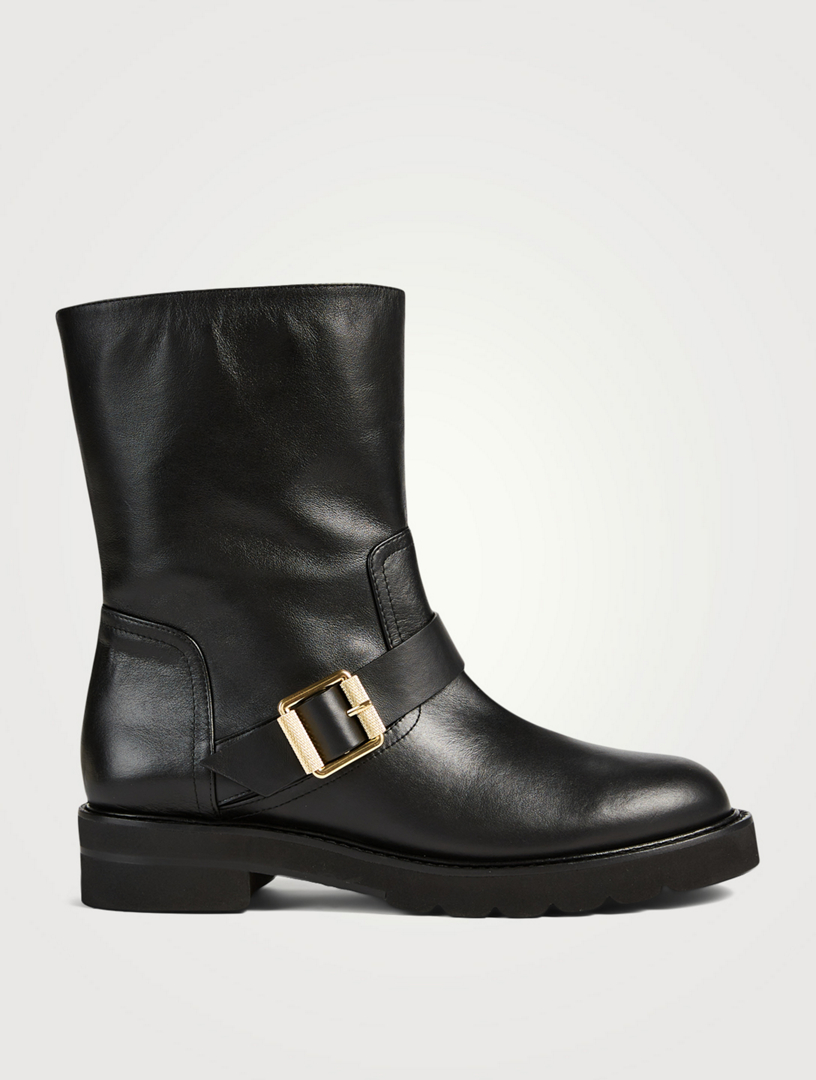 STUART WEITZMAN Ryder Lift Leather Ankle Boots | Holt Renfrew Canada