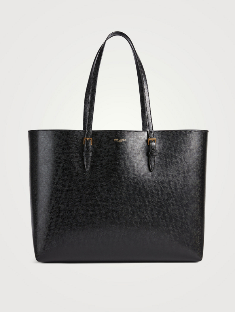 SAINT LAURENT Buckle Leather Tote Bag | Holt Renfrew Canada