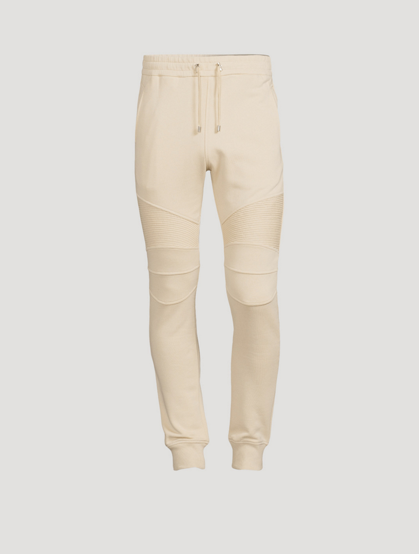 BALMAIN Cotton Ribbed Sweatpants | Holt Renfrew Canada