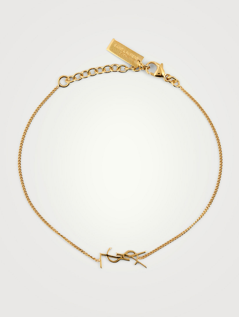 SAINT LAURENT YSL Monogram Chain Bracelet Holt Renfrew Canada