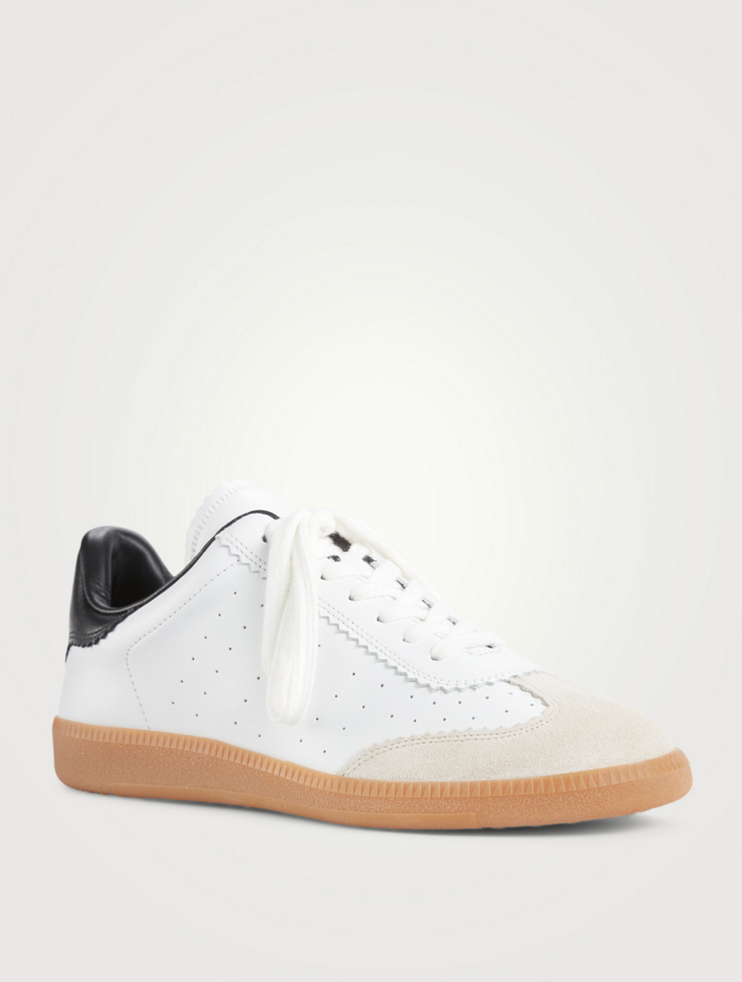 ISABEL MARANT Bryce Perforated Leather Sneakers | Holt Renfrew Canada