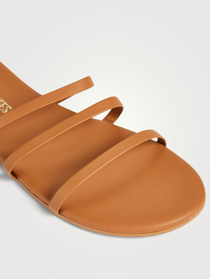 tkees leather slides