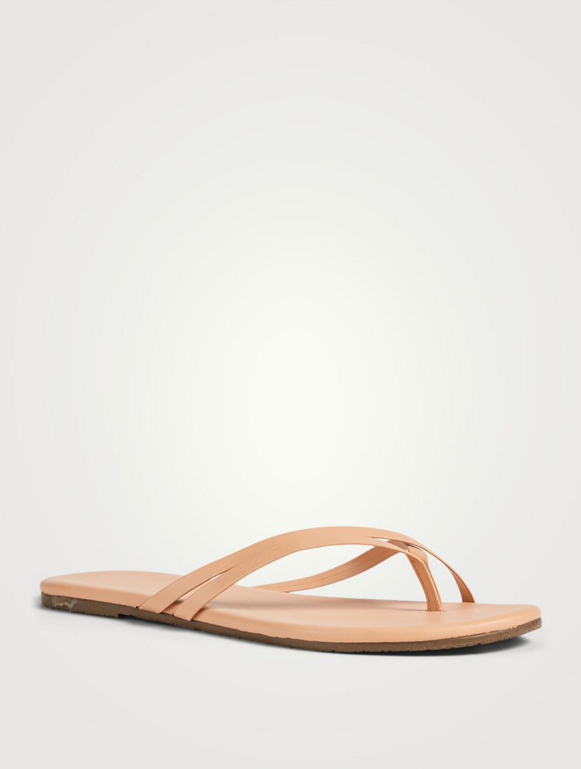 TKEES Liri Leather Crisscross Thong Sandals Holt Renfrew Canada