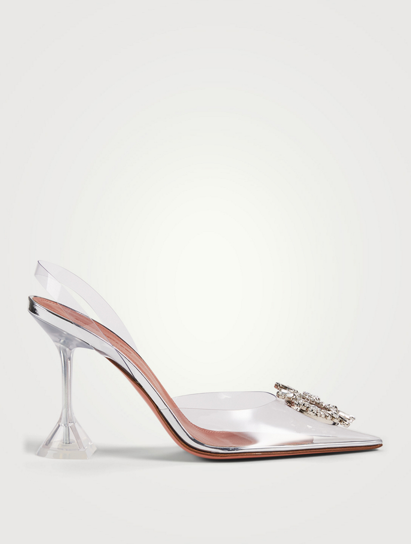 AMINA MUADDI Begum PVC Slingback Pumps | Holt Renfrew Canada