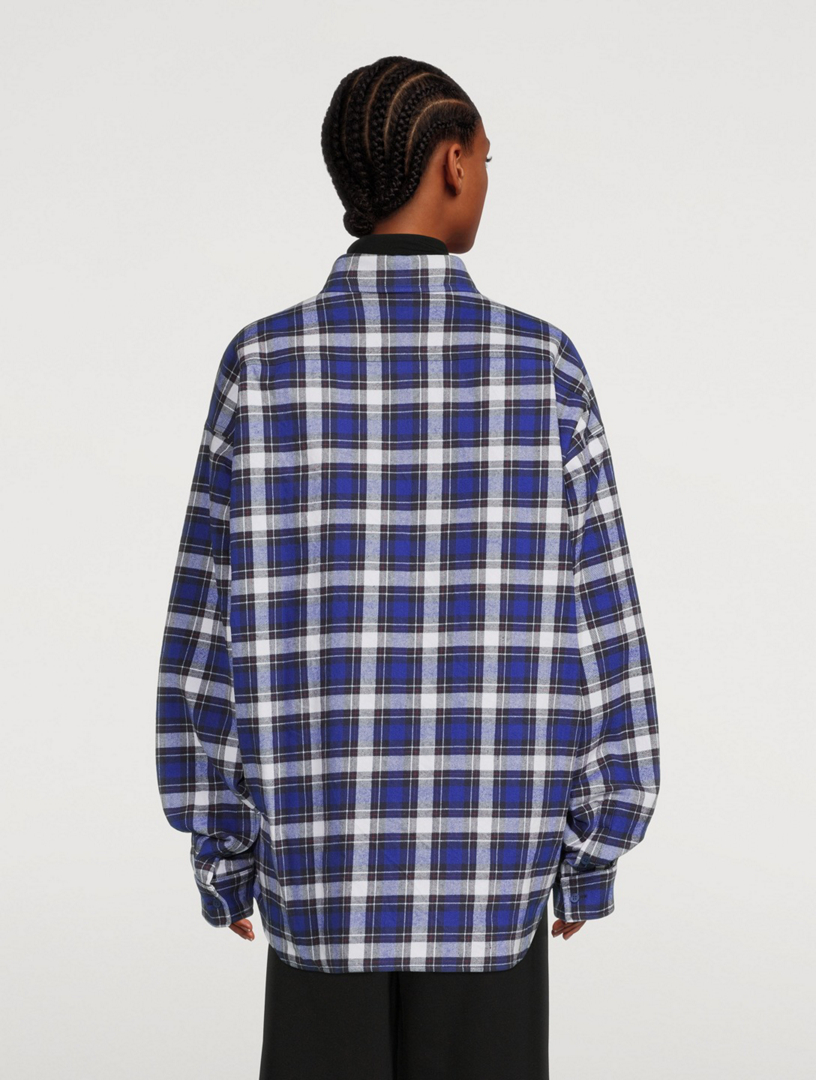 balenciaga padded shirt