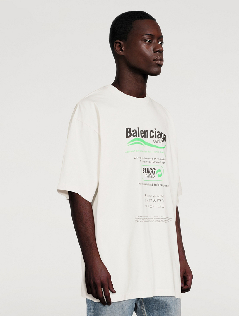 balenciaga dry clean shirt
